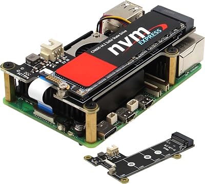 Geekworm X1001 M.2 NVMe SSD Shield for Raspberry Pi 5