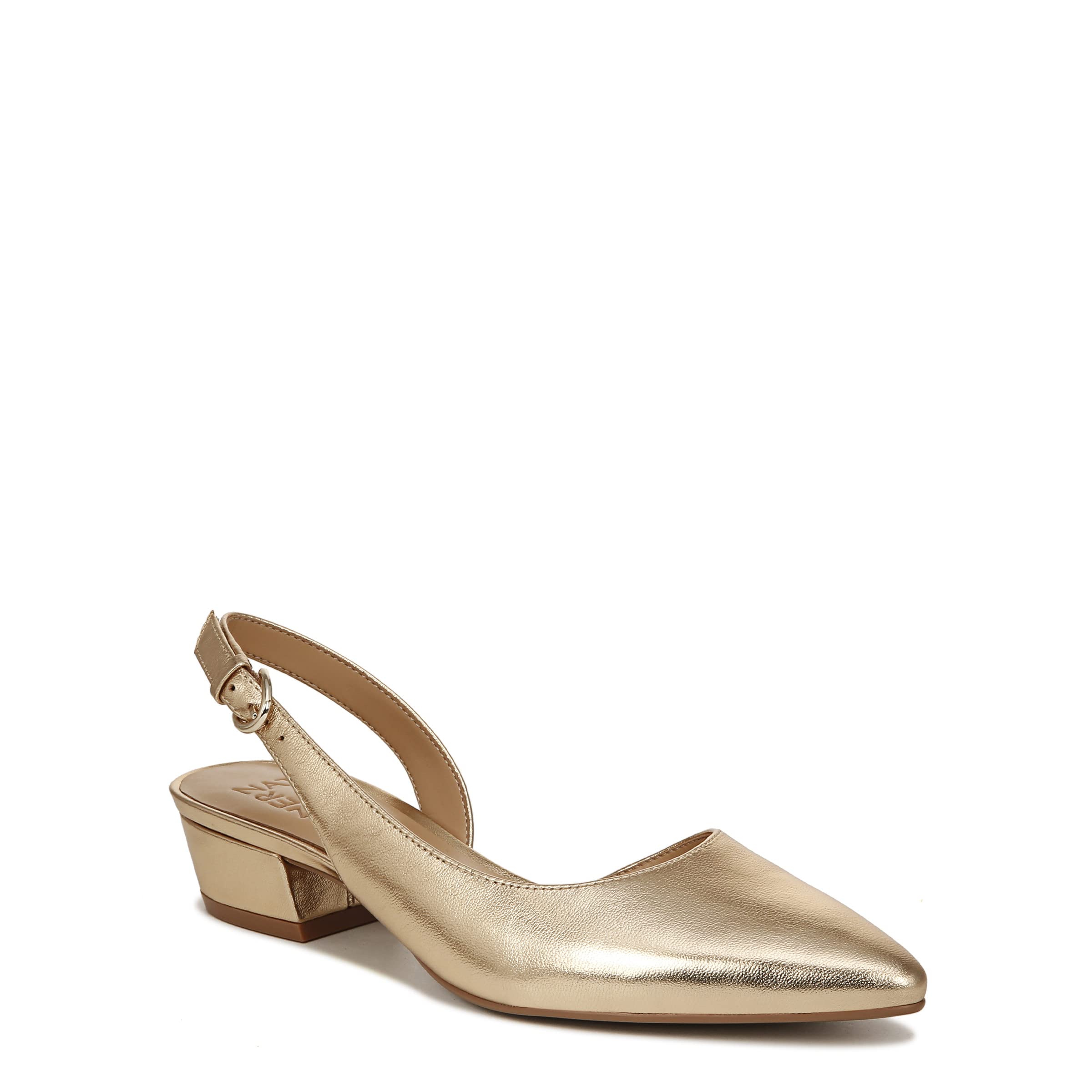 Naturalizer Womens Banks Pump Dark Gold Metallic Leather 11 N