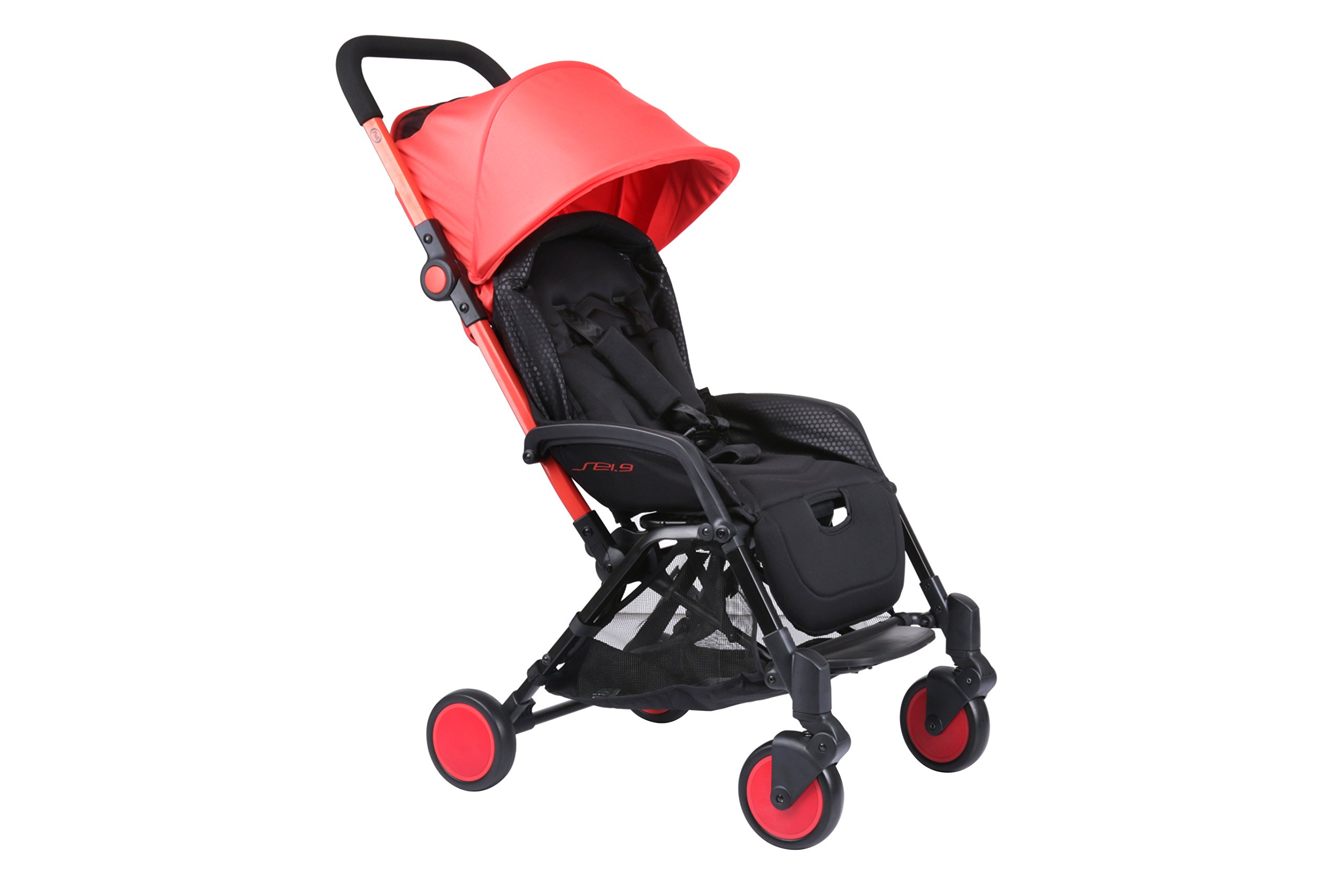 Pali Sei.9 Cochecito de viaje compacto Classic Toronto Red