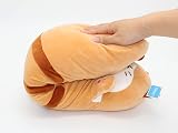 Vintoys Sleeping Cat Long Hugging Pillow 26 Inches Plush Brown Toy view 4