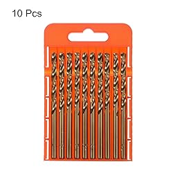 HARFINGTON 10pcs Cobalt Jobber Drill Bits 4.3mm