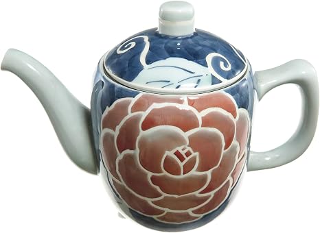 Amazon 急須 有田焼 バラポット 小 陶器網 手彫り 花柄 和食器 陶器 三階菱 急須 オンライン通販