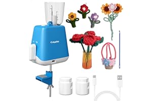 Caydo i Cord Knitting Machine, Electric i-Cord Knitter with Adequate Tension, iCord Maker Crochet Machine, Automatic Knitting