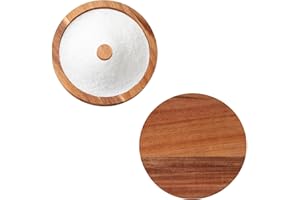 ZFLYCANP Wood Salt Rimmer Set, Bar Rimming Tray for Cocktails, Bar Glass Rimmer, Craftsmanship, Waterproof and Sturdy, Easy t
