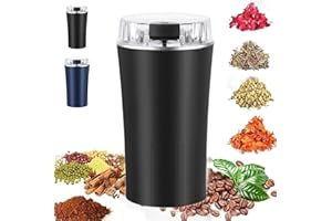 Household Superfine Grinder, Electric Coffee Grinder Spice Grinder, Stainless Steel Grain Mill for Herbs Nuts Seeds, Multi-Pu