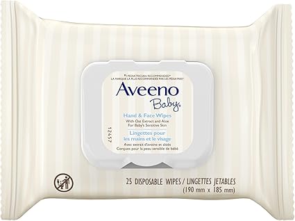 aveeno baby hand and face wipes