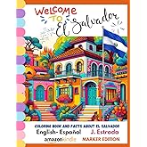 Welcome to El Salvador: Coloring Book and Fun Facts about El Salvador - Bilingual (MAGICAL LATIN AMERICA)