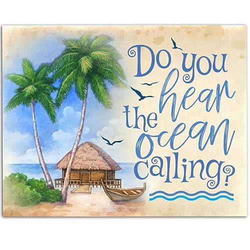 Amazon.com: Do You Hear The Ocean Calling - 11x14 Unframed Art Print