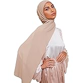 VOILE CHIC Non-Slip Premium Chiffon Hijab Scarf for Women - Lightweight Head Scarf Wrap for Full Coverage and All Day Comfort