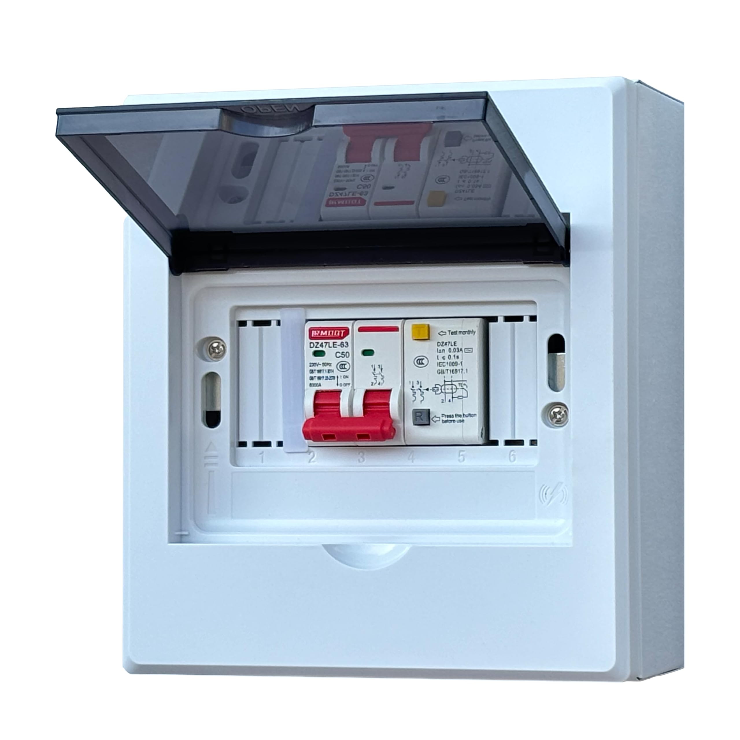 Photo 1 of GXELZK 50A Spa Panel Equipped with GFCI 50A Circuit Breaker Box,120/240V, 12000W Capacity Offering Comprehensive Protection for Your Hot Tubs, Spas, Pools, and Home
