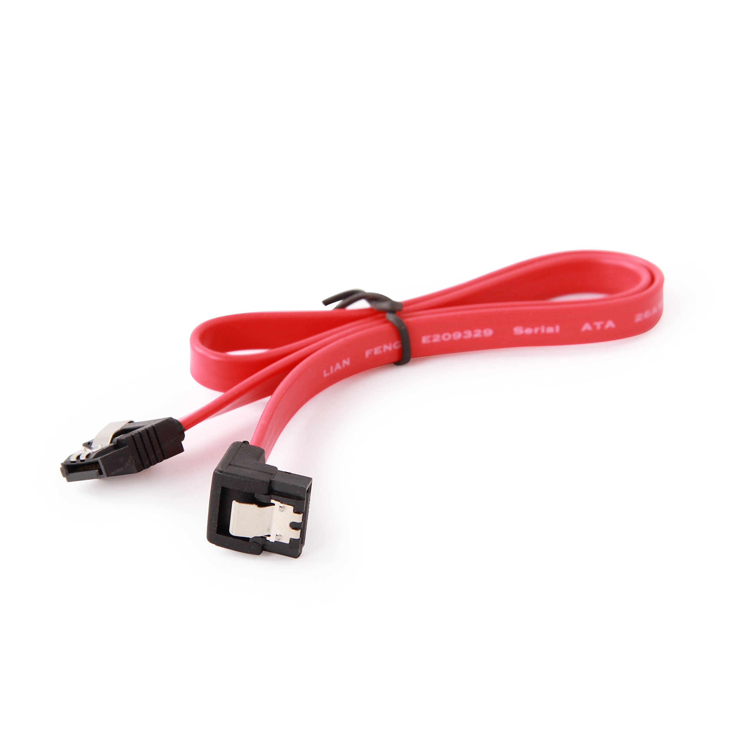 Gembird cc-satam-data90 0.5 m SATA III/SATA III/SATA Cable – SATA Cables (125 mm, 180 mm black, red, 10 mm, 9,87)