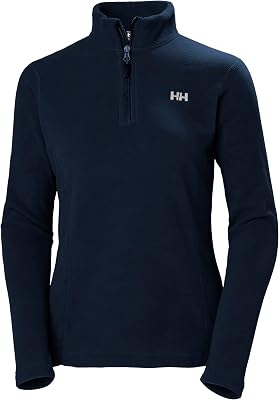 Mujeres W Daybreaker 1/2 Cremallera Fleece, Marina 2.0, L