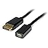 StarTech.com 3 ft DisplayPort to Mini DisplayPort 1.2 Video Cable Adapter M/F - DisplayPort 4k with HBR2 support - DP (M) to Mini DP (F)