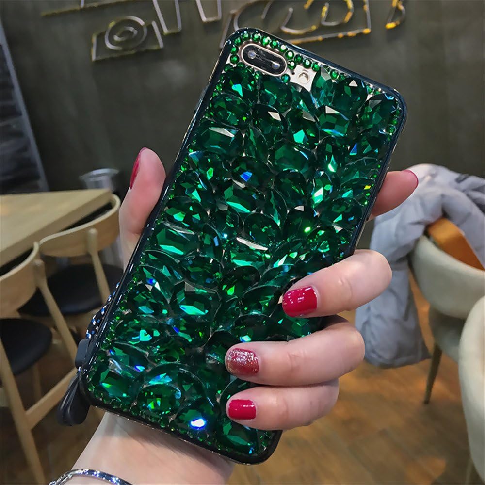 Best green lg stylo 4 phone case glitter