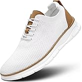 Men's Mesh Sneakers Oxfords Lace-Up Lightweight Casual Walking Shoes Driving Shoes