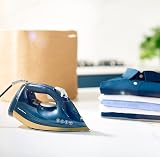 Breville SuperSteam Steam Iron 2600W Ceramic Soleplate 300ml Navy Brass view 8