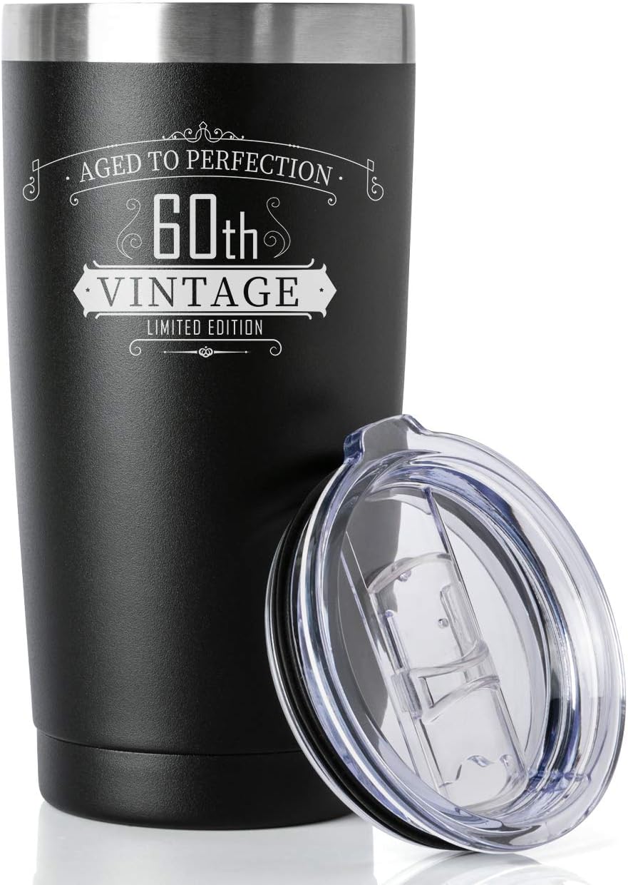 60th Birthday Gifts for Women and Men Tumbler