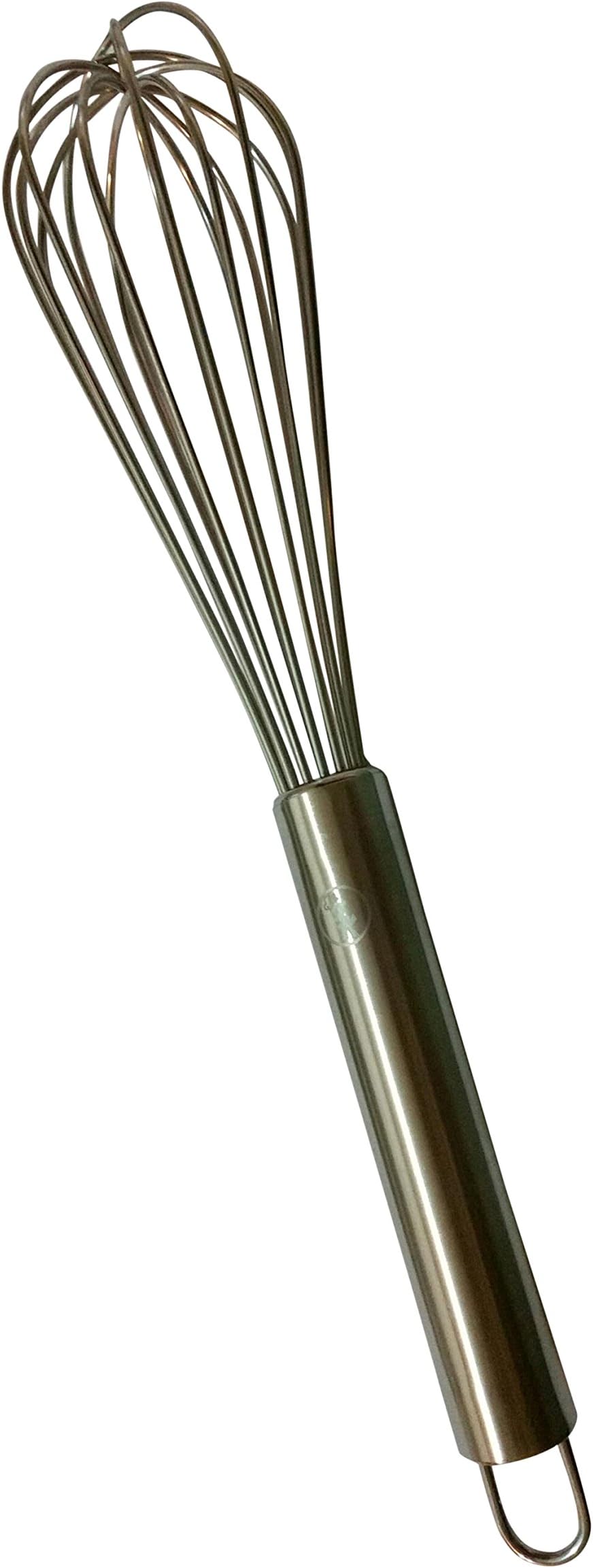 12.5 Inch Balloon Whisk - 18/8 Stainless Steel - 8 Sturdy Wires - Gourmetics Kitchens Cooking Whisk