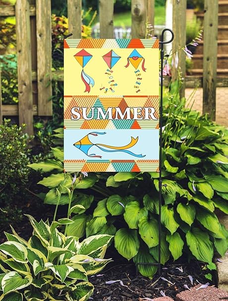 Amazon Com Browneolp Garden Flag Cover With Sunshine Surfer