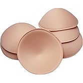 TopBine 3 pairs Round Soft Bra Inserts Pads Removable Sport Bra Cups inserts Mastectomy Bra Inserts For Bikini Top Swimsuit