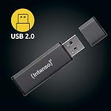 Intenso Alu Line USB Flash Drive 16GB 32GB 64GB 128GB Storage Silver Ergonomic view 3