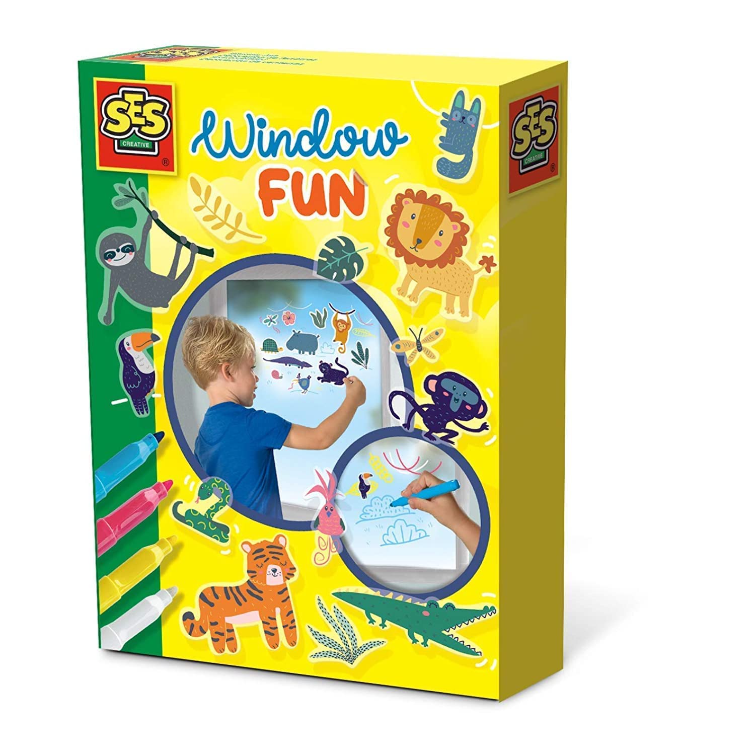 SES Creative 14274 Window Fun-Jungle