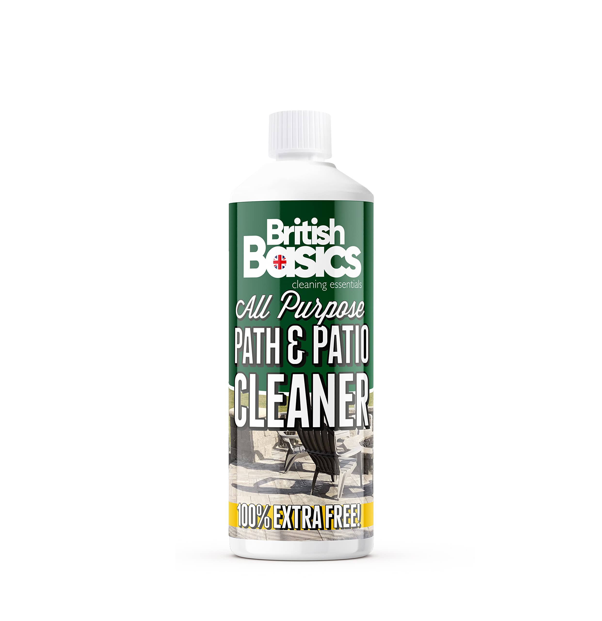 BritishBasics - Path and Patio Cleaner | Mould and Algae Remover - 1 Litre