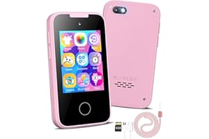 VIMORG Kids Smart Phone Gifts for Girls 6-8 Year Old,Touchscreen Toy Cell Phone with Multi APPs 8G TF Card for Learning Play Christmas Birthday Gifts for Girls Age 3 4 5 6 7 8 9