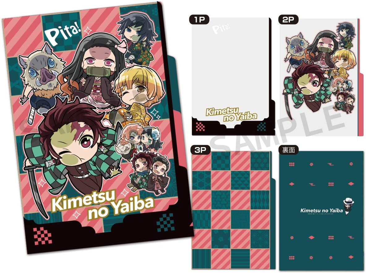 ぴた でふぉめ 鬼滅の刃 ３ポケットクリアファイル Vol 1 アニメ 萌えグッズ 通販 Amazon