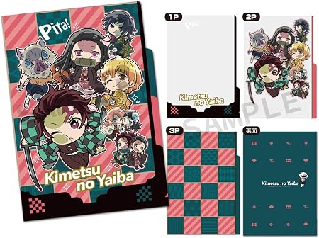 Amazon ぴた でふぉめ 鬼滅の刃 3ポケットクリアファイルvol 1 文房具 オフィス用品 文房具 オフィス用品