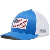 Columbia Unisex PFG Fish Flag Mesh Ball Cap | Breathable, Mesh Back Ventilation, Classic Fit