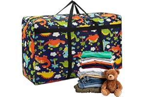 Multi-Size Moving Bag (40L-180L) - Heavy Duty Zippered Storage Bags with Handles for Clothes, Packing Bags for Moving House, 