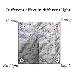 DKTIE Marble Pattern Privacy Window Film with