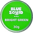 Blue Squid PRO Face Paint - Professional Water Based Single Cake Facepaint & Body Paints - SFX Makeup, Kids Adults Face Painting for Costume, Halloween, Cosplay - Classic Bright Green 30g / 1oz