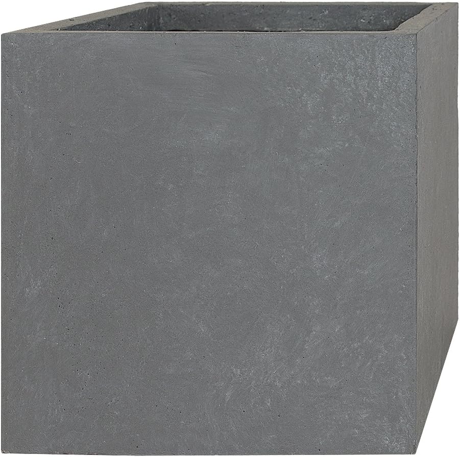 Pflanzwerk® Pflanzkübel Cube Grau 46x55x55cm *Frostbeständig* *UV-Schutz* *Qualitätsware*