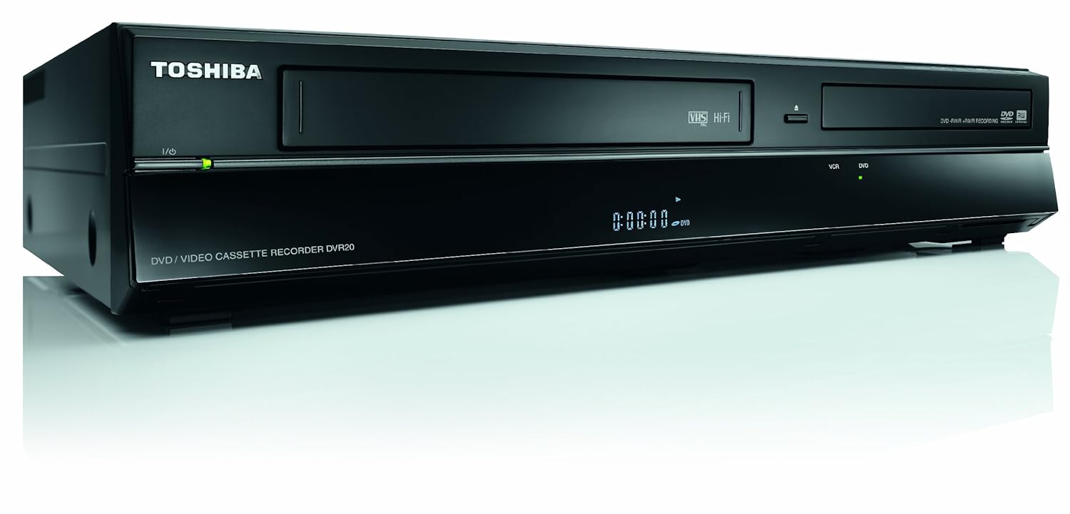 Toshiba DVR20 DVD RECORDER & VCR VHS VIDEO RECORDER COMBI, BUILT IN DIGITAL  FREEVIEW, HDMI *TRANSFER VHS TAPES TO DVD*: Amazon.co.uk: TV