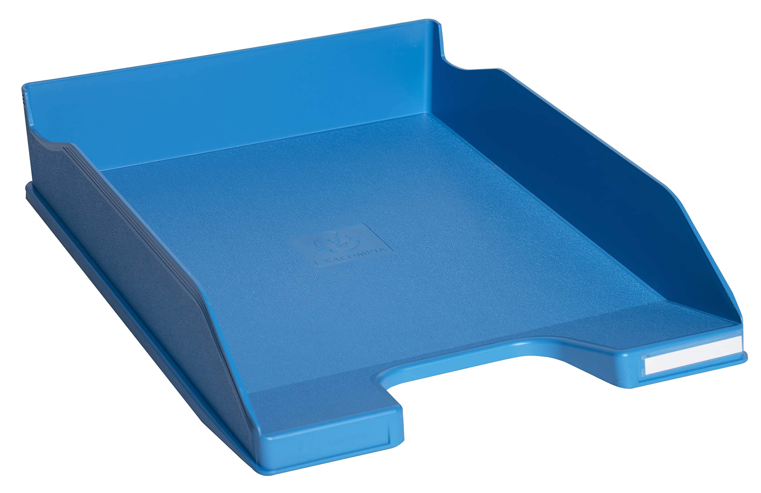 Exacompta - Ref. 11365D - 1 COMBO MIDI Forever Young letter tray - dimensions 34.6 x 25.5 x 6.5 cm - for documents in A4+ format - Blue Angel certified - blue color