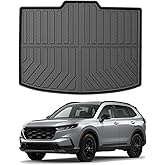 FIILINES Cargo Mat for 2023-2026 Honda CRV Trunk Mat All Weather Waterproof Odorless Trunk Cargo Liner CRV Accessories Black 