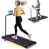 Portable Walking Pad Treadmill for Home Small with Incline and Handle Bar | 2026 Upgrade Electric Treadmill with Handle Bar and Incline, Mini Treadmills for Home 3.0HP, 350LBS, 0.6-7.6MPH