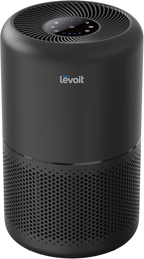Levoit Luftreiniger Allergie Mit 99 97 Filterleistung Gegen Aerosole Staub Rauch Cadr 187m H Bis Zu 40 Air Purifier Mit H13 Hepa Aktivkohle Luftfilter Timer Schlafmodus Core 300 Schwarz Amazon De Baumarkt