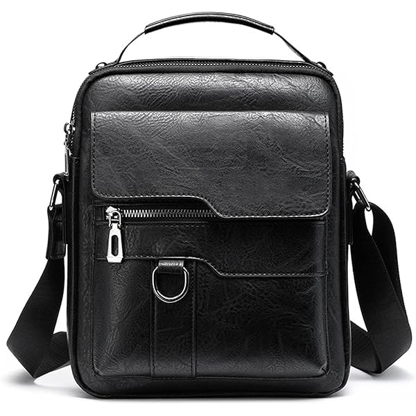 Amazon.com: kingsea Messenger Bag for Men, PU Leather Crossbody