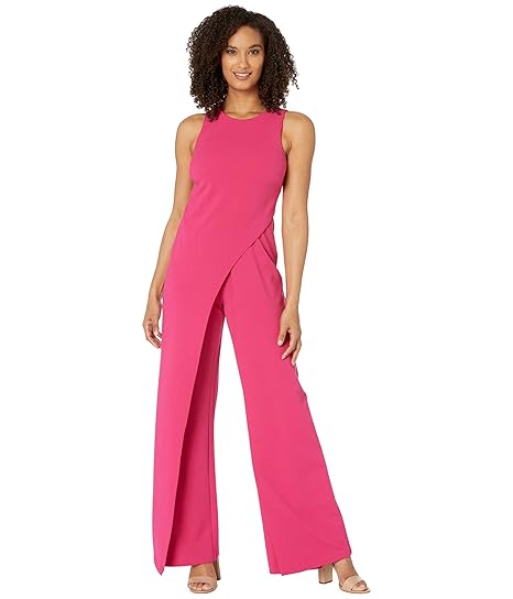 adrianna papell halter jumpsuit