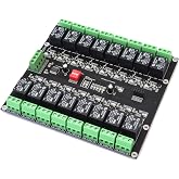 16 Channel I2C Interface Electromagnetic Relay Module for Arduino Raspberry esp32 3.3V 5.0V Maximum Current per Relay &ndash; 10A Peak On Board LED Indicator with PCF8575 chip SCL, SDA Pins