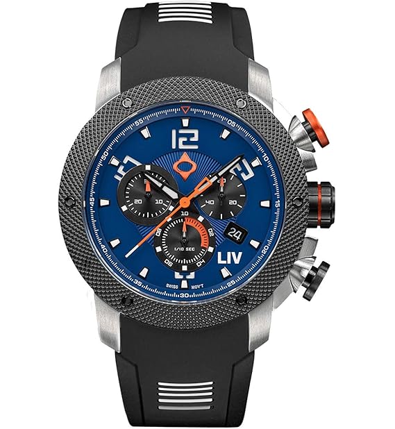 Amazon.com: LIV GX1 Cobalt 1220.45.122.SRB300: LIV: Watches