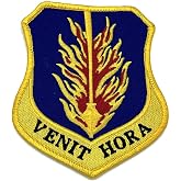 97th Bombardment Wing Patch &ndash; 4.5 Inch, Hook and Loop, Strategic Air Command Heritage Patch &ndash; Squadron Nostalgia LLC, Veteran Owned
