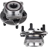KUSATEC 513220 2PCS Front Wheel Bearing and Hub Assembly Compatible with Subaru Outback Legacy 2005 2006 2007 2008 2009 2010 2011 2012 2013 2014, 5 Lug Bolts w/ABS