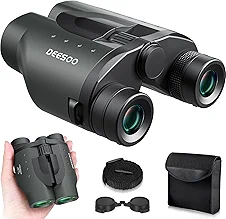 25x32 Binoculars for Adults Kids Compact - DEESOO High Powered Bird Watching Binoculars Lightweight with Small Size for Hunting Traveling Sports Hiking