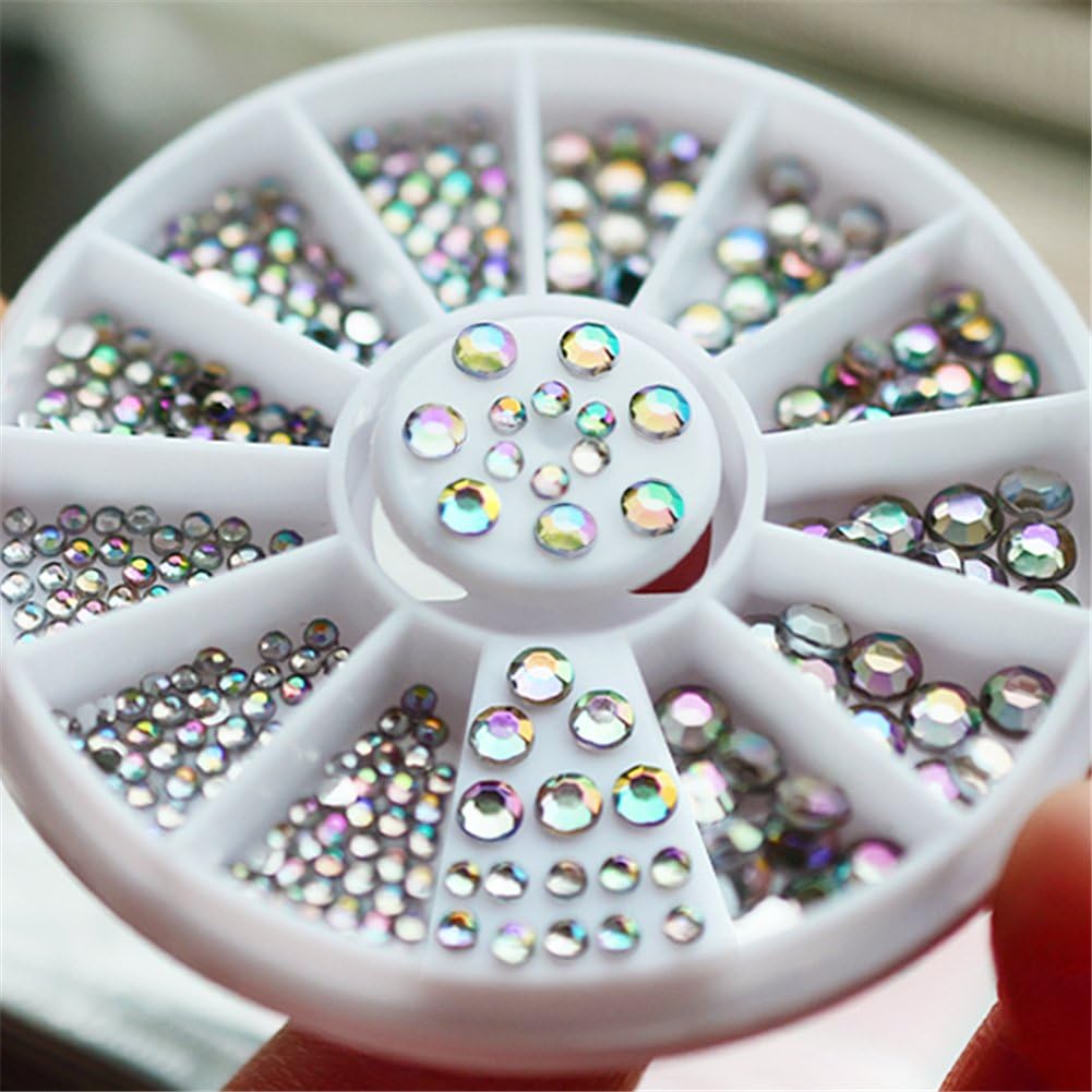 MUUZONINGNail Art Rhinestones Stones for Nail Art Decorations, Nail Beads Glitter Crystals Rhinestone Nail Decoration