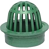 StormDrain 6" Outdoor Round Atrium Drain Grate Cover - Fits 6" Sewer and Drain Pipe and Fittings - Superior Strength and Dura