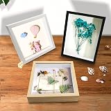 sunmeg 3D Shadow Box 8x10 Wooden Deep Frame with Letters DIY Decor view 6